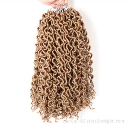 African Extension Jumbo Braiding Braid wave faux locs Synthetic Micro Kinky Twist Hair